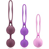 RAVLOVE Bolas Chinas K1T- Pesas para Ejercicios Kegel - Control de la Vejiga y Ejercicios del Suelo Pélvico Silicio de…